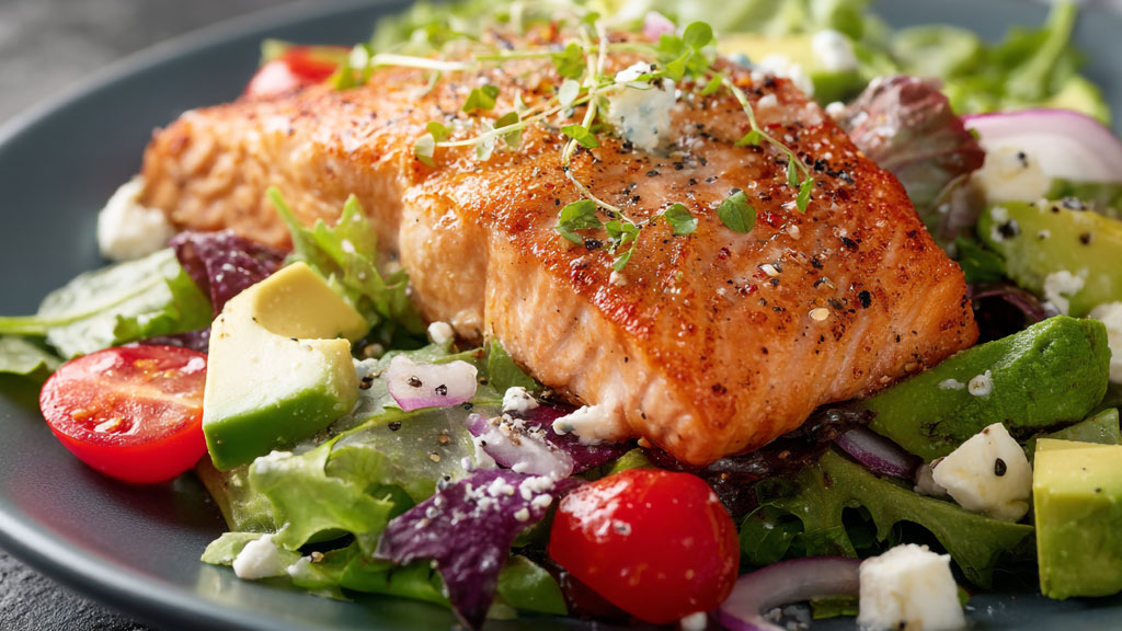 Produits frais du terroir savoyard sur plan de travail de cuisine